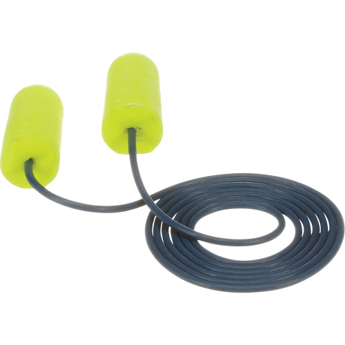 Bouchons d'oreilles d&eacute;tectables E-A-Rsoft, Avec cordon, R&eacute;gulier, Vrac - Sac en poly, NRR dB 32 R.M.G. Prévention
