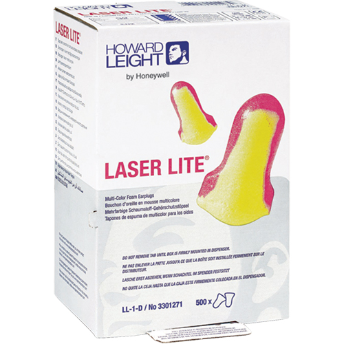 Bouchons d'oreilles Laser Lite de Howard Leight, Vrac - Boîte R.M.G. Prévention
