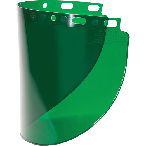 Fibre-Metal&reg; Wideview Faceshield Visor, Propionate, Green Tint R.M.G. Prévention