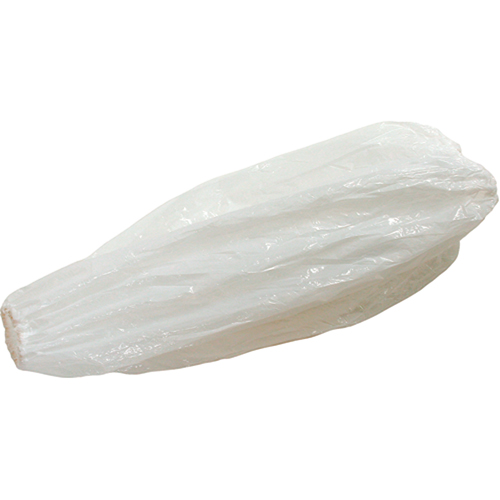 Disposable Sleeves, 18" long, Polyethylene, White R.M.G. Prévention
