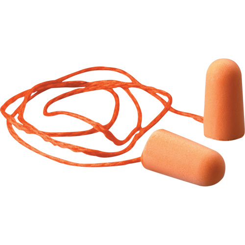 E-A-R Foam Earplugs, Pair - Polybag, Corded R.M.G. Prévention