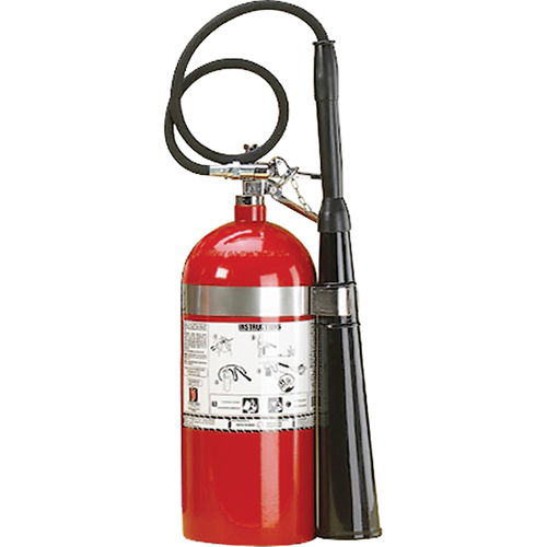 Extincteurs au dioxyde de carbone (CO2), cylindre en aluminium, BC, Capacit&eacute; 10 lb R.M.G. Prévention