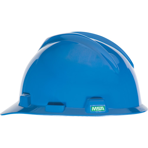 Casque de s&eacute;curit&eacute; &agrave; fente V-Gard, R&eacute;pond aux normes CSA type 1, Suspension Rochet, Non ventil&eacute; R.M.G. Prévention