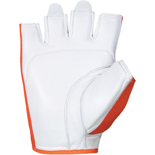 Gants Vibrastop demi-doigts antivibrations, Taille Grand, Paume Ch&egrave;vre R.M.G. Prévention