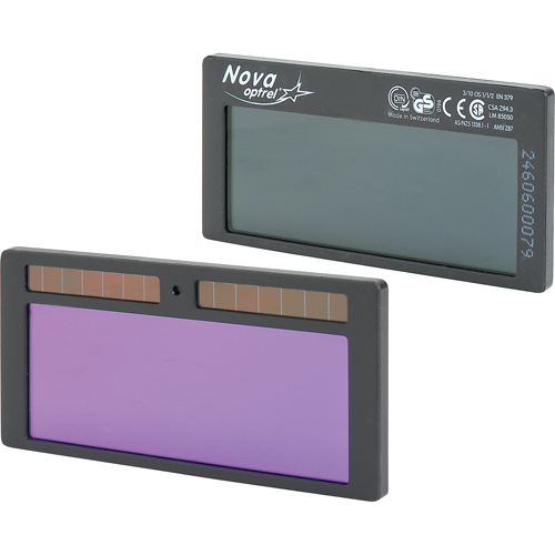 Nova Auto-Darkening Filters, 2" W x 4-1/4" H Viewing Area, For Use With nova R.M.G. Prévention