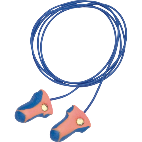 Howard Leight Laser-Trak Single-Use Detectable Earplugs, Pair - Polybag, Corded R.M.G. Prévention