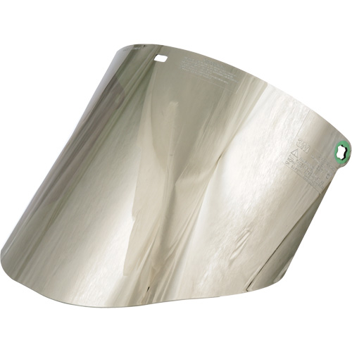 &eacute;cran facial moul&eacute;, Polycarbonate, Teinte Vert R.M.G. Prévention