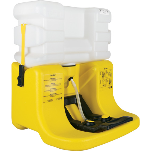 Douche oculaire On-Site, Aliment&eacute; par gravit&eacute;, Capacit&eacute; 7 gal., Conformit&eacute; ANSI Z358.1 R.M.G. Prévention