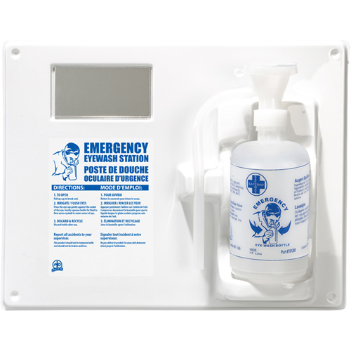 Eyewash Station - Single Station With Empty Bottle R.M.G. Prévention