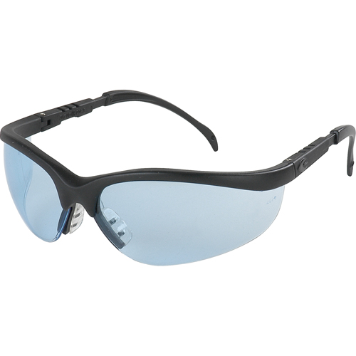 Lunettes de s&eacute;curit&eacute; Klondike, Lentille Bleu p&acirc;le, Anti-&eacute;gratignures, R&eacute;pond ou surpasse la norme CSA Z94.3 R.M.G. Prévention