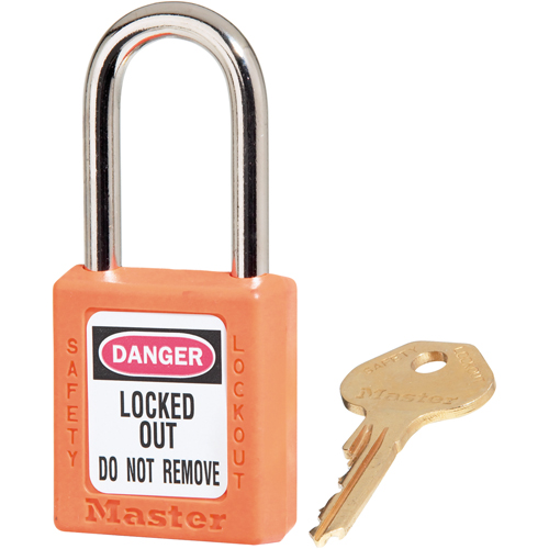 Cadenas Zenex, Cadenas de s&eacute;curit&eacute;, Cl&eacute;s diff&eacute;rentes, Thermoplastique, Largeur de 1-1/2" R.M.G. Prévention