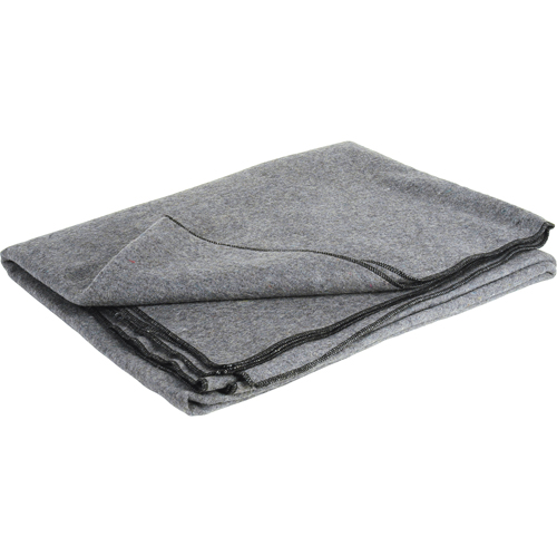 Flame-Resistant Wool Blanket, Wool, 84"L x 66"W R.M.G. Prévention