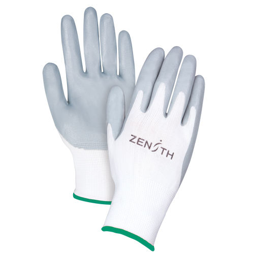 Gants l&eacute;gers enduits et respirants, 8/Moyen, R&ecirc;vetement Mousse de nitrile, Calibre 13, Enveloppe en Polyester R.M.G. Prévention