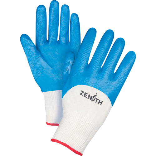 Gants enduits et tricot&eacute;s sans coutures de poids moyen, 7/Petit, R&ecirc;vetement Nitrile, Calibre 13, Enveloppe en Coton R.M.G. Prévention