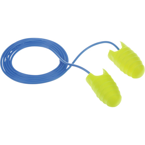 Bouchons d'oreilles avec anneaux de retenue E-A-Rsoft, Vrac - Sac en poly, Grand, Avec cordon R.M.G. Prévention
