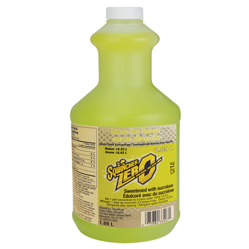 Sqwincher&reg; ZERO&reg; Rehydration Drink, Concentrate, Lemon-Lime R.M.G. Prévention