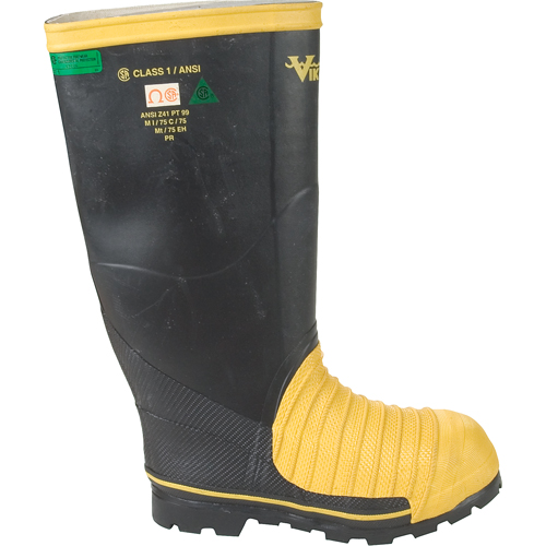 Bottes professionnelles Miner 49ER pour l'exploitation mini&egrave;re, Caoutchouc, Embout Acier, Pointure 7 R.M.G. Prévention