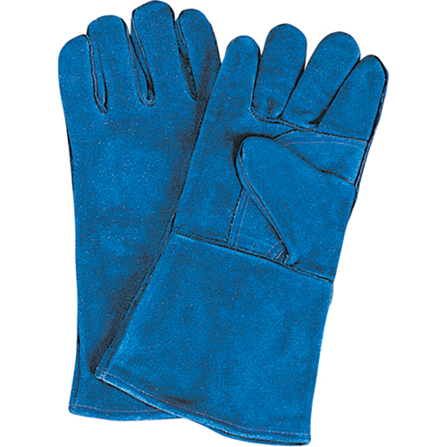 Double Palm & Thumb Welding Gloves, Split Cowhide, Size Large R.M.G. Prévention