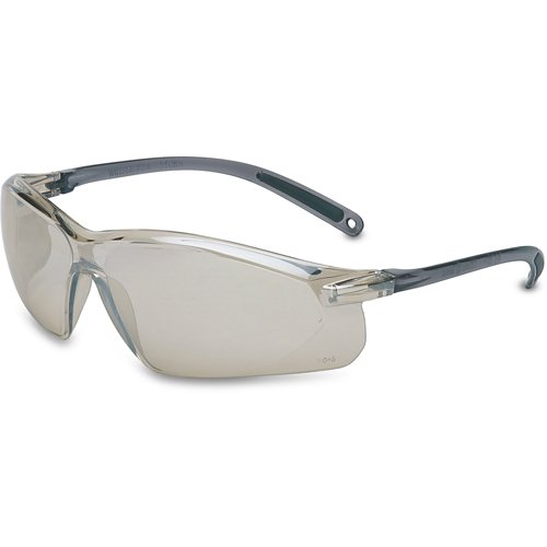 Lunettes de s&eacute;curit&eacute; Uvex s&eacute;rie A700, Lentille Argent/Miroir int&eacute;rieur/ext&eacute;rieur, Anti-&eacute;gratignures, R&eacute;pond ou surpasse la norme CSA Z94.3 R.M.G. Prévention