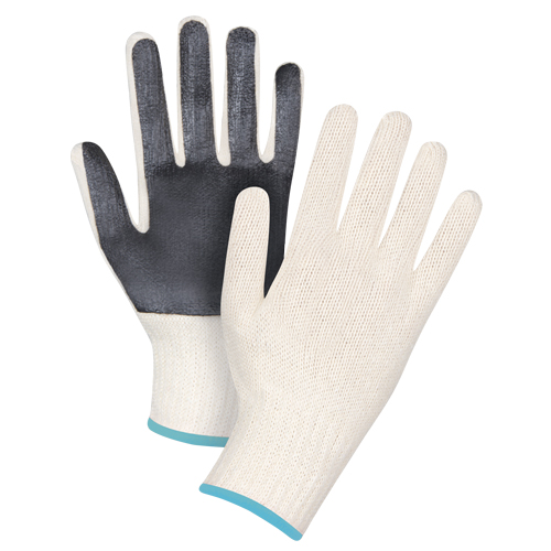 Gants en tricot &agrave; paume enduite, Poly/coton, Un c&ocirc;t&eacute;, Calibre 7, T-Grand R.M.G. Prévention
