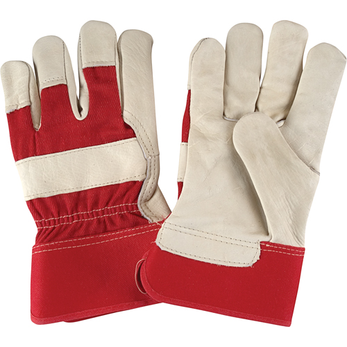 Premium Dry-Palm Fitters Gloves, Large, Grain Cowhide Palm, Cotton Inner Lining R.M.G. Prévention