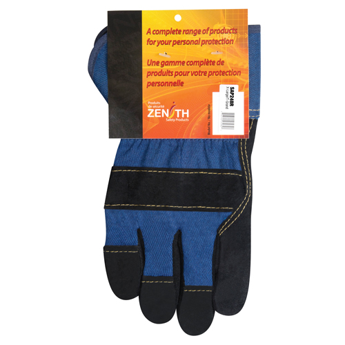 Gants d'ajusteur doubl&eacute;s pour l'hiver &agrave; chaleur sup&eacute;rieure, T-Grand, Paume en Cuir de vache refendu, Doublure en Thinsulate R.M.G. Prévention