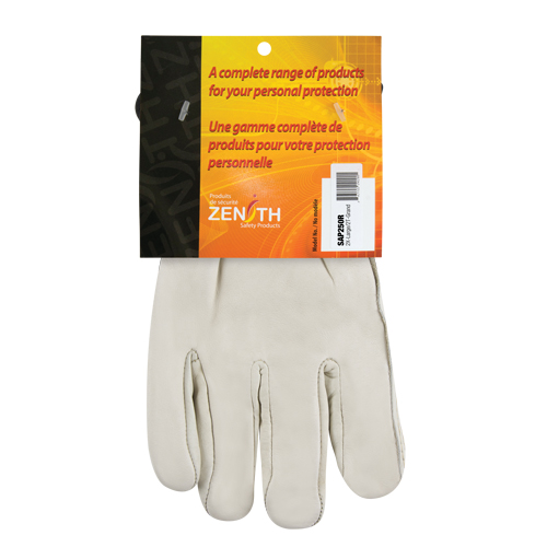 Standard-Duty Winter-Lined Driver's Gloves, 2X-Large, Grain Cowhide Palm, Fleece Inner Lining R.M.G. Prévention