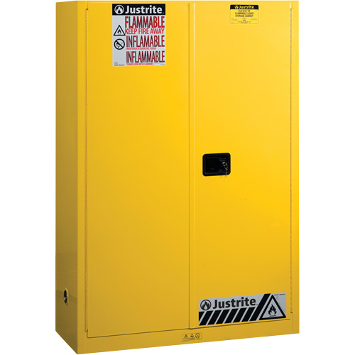 Armoires Sure-Grip EX pour produits inflammables, 45 gal., 2 Porte(s), 43" La x 65" h x 18" p R.M.G. Prévention
