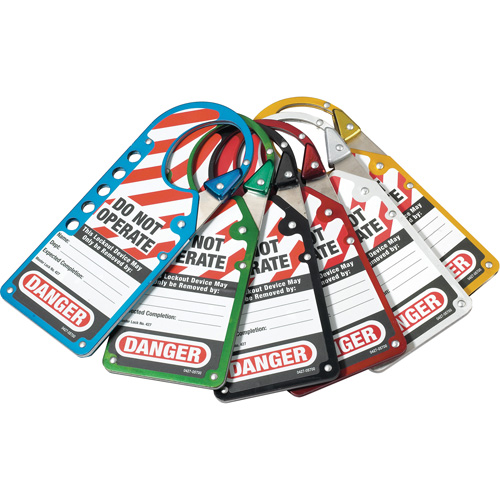 Moraillons encliquetables &agrave; &eacute;tiquettes, Argent R.M.G. Prévention