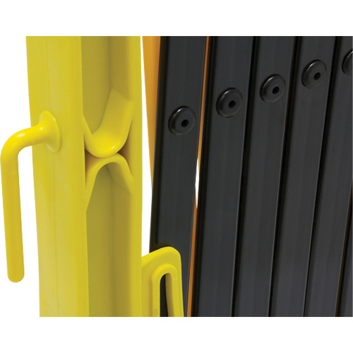Barri&egrave;re Xpandit, 36" h x 11,5' lo, Noir/Jaune R.M.G. Prévention