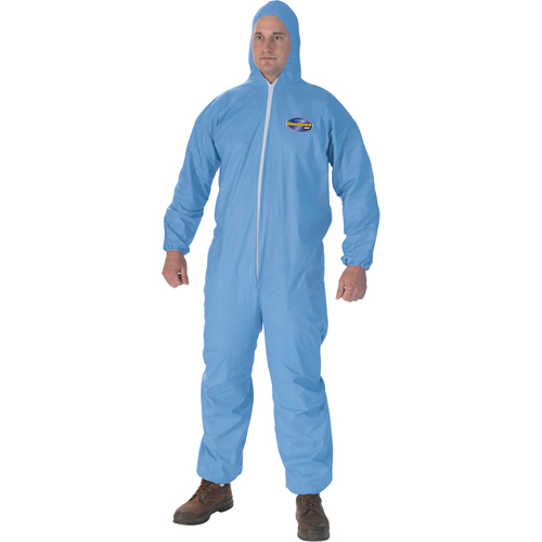 Kleenguard A65 Coveralls, Large, Blue, FR Treated Fabric R.M.G. Prévention