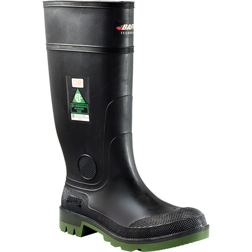 Bottes industrielles tout temps Enduro, Caoutchouc, Embout Acier, Pointure 8, Semelle R&eacute;sistant aux perforations R.M.G. Prévention