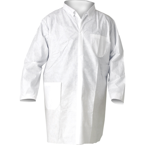 KleenGuard A20 Lab Coats, SMS, White, Medium R.M.G. Prévention