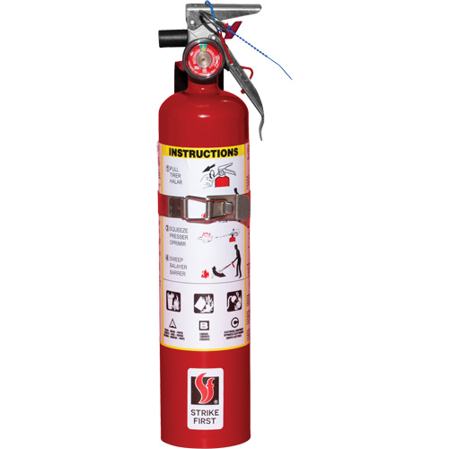 Fire Extinguisher, ABC, 2.5 lbs. Capacity R.M.G. Prévention