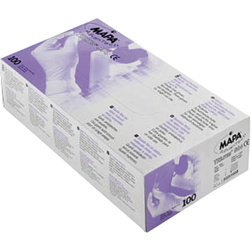 Gants en polym&egrave;re triple couche Trilites, Petit, Latex/N&eacute;opr&egrave;ne/Nitrile, 6 mils, Sans poudre, Mauve R.M.G. Prévention