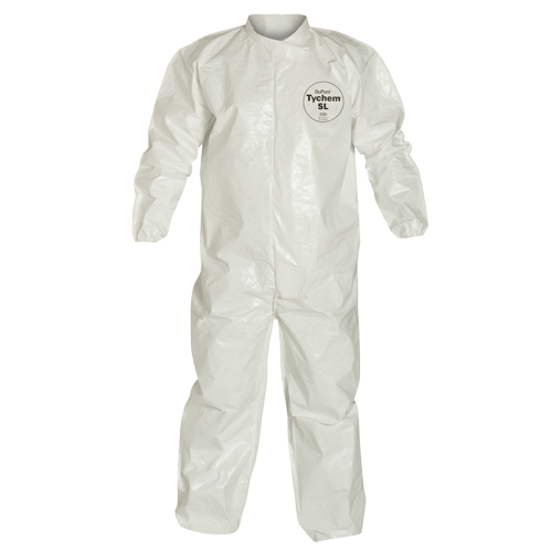 Tychem&reg; 4000 Coveralls, Medium, White R.M.G. Prévention