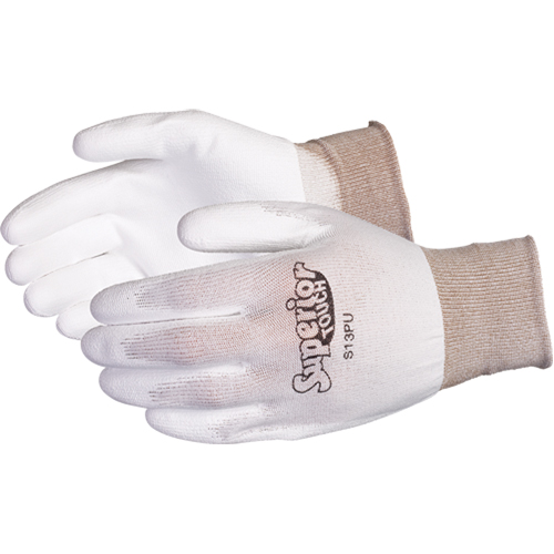 Superior Touch&reg; Coated Gloves, 7/Small, Polyurethane Coating, 13 Gauge, Nylon Shell R.M.G. Prévention