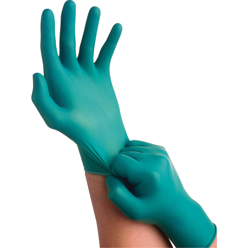 Gants TouchNTuff 92-600, Petit, Nitrile, 5 mils, Sans poudre, Vert R.M.G. Prévention
