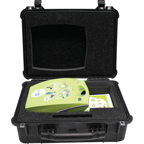Grande mallette de transport Pelican pour DEA, Zoll AED Plus Pour, Non m&eacute;dical R.M.G. Prévention
