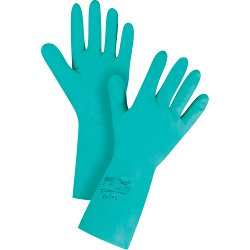 Solvex&reg; 37-145 Gloves, Size X-Large/10, 13" L, Nitrile, 11-mil R.M.G. Prévention