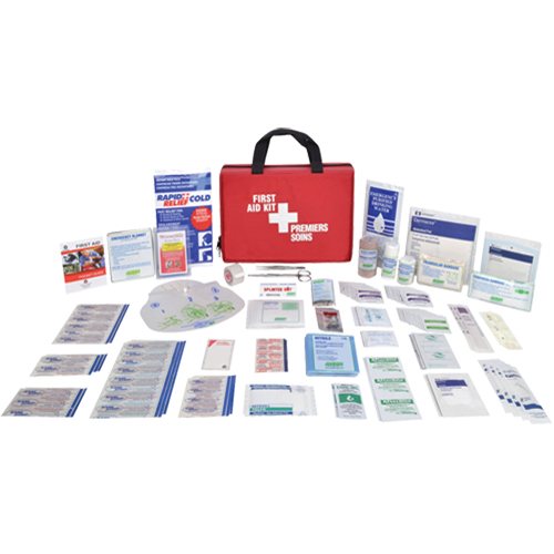 Briefcase First Aid Kits, Class 1 Medical Device, Nylon Bag R.M.G. Prévention