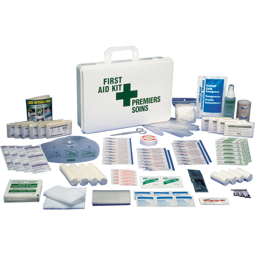 Office Standard First Aid Kits, Class 1 Medical Device, Plastic Box R.M.G. Prévention