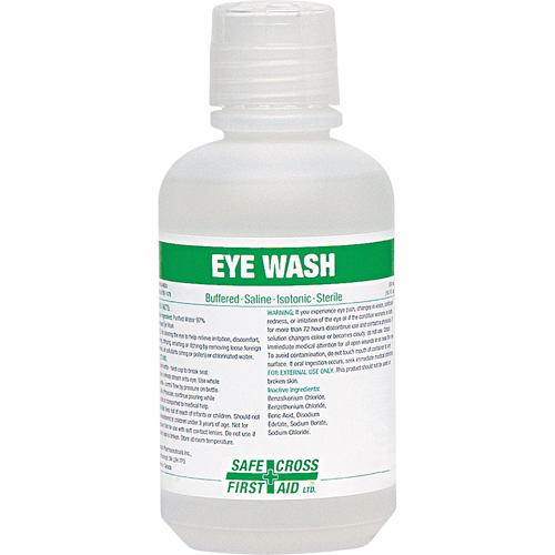 Eyewash Solution, Full Bottle, 500 ml R.M.G. Prévention