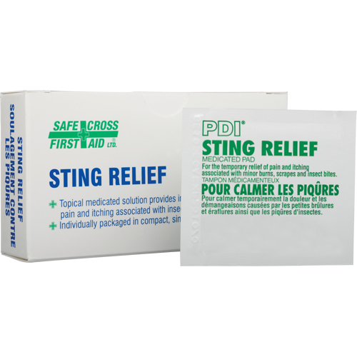 Tampons AfterBite pour le soulagement des piqûres d'insectes R.M.G. Prévention