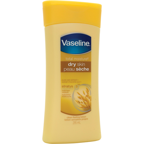 Lotion pour la peau s&egrave;che Total Moisture de Vaseline R.M.G. Prévention
