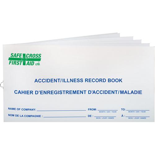 Accident Record Books R.M.G. Prévention