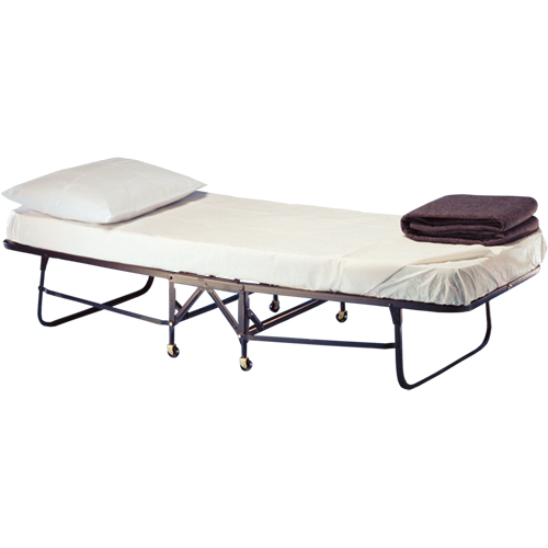 Lits pliants sur roulettes avec matelas R.M.G. Prévention