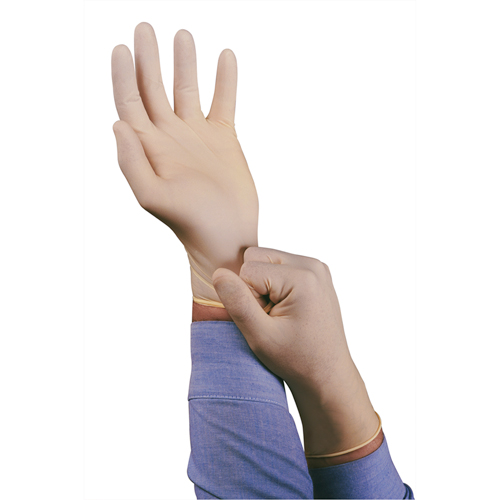 Gants TouchNTuff XT 69-318, Petit, Latex, 5 mils, Sans poudre, Naturel, Classe 2 R.M.G. Prévention