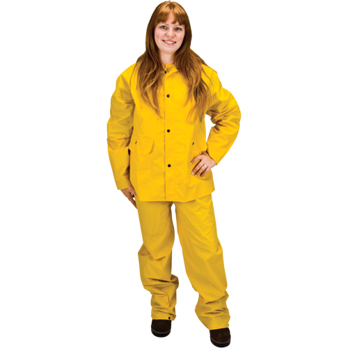 V&ecirc;tements imperm&eacute;ables RZ100, Polyester/PVC, Petit, Jaune R.M.G. Prévention