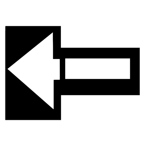 Pochoirs pour parc de stationnement, Anglais, 12" x 37" R.M.G. Prévention